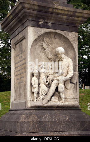 Arnos Vale Friedhof, Bristol, UK 1837 erbaut, es hat viele Grade 11 denkmalgeschützte Gebäude, Gräber und Denkmäler. ein UK-Tod begraben begraben Stockfoto