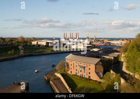 Der Hafen von Sunderland, North East England Stockfoto