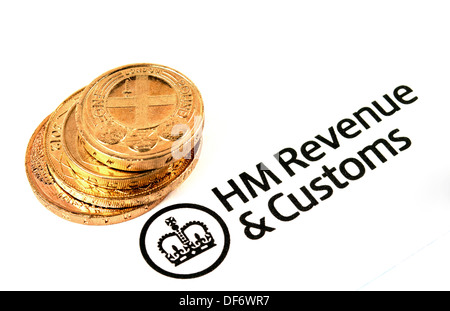 HM Revenue & Zoll logo Stockfoto