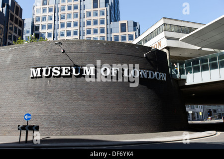 Das Museum of London, London Wall, London, England, UK. Stockfoto