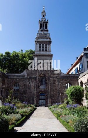 Christuskirche Greyfriars, Newgate Street, London, England, UK. Stockfoto