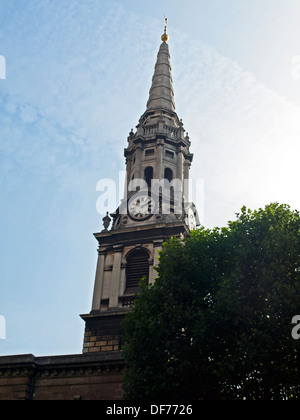 Kirche St. Giles-in-the-Fields, St Giles High St, London, England, Vereinigtes Königreich Stockfoto