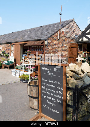 Wheelock Hall Farm in der Nähe von Sandbach, Heshire, Großbritannien Stockfoto