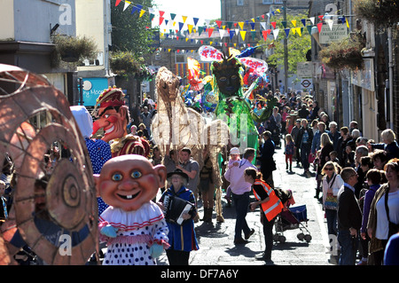 Skipton Puppentheater-Festival 2013. Internationale Puppenspielerfestival. North Yorkshire. Skipton Stockfoto