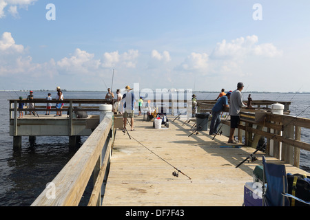 der alten Mole auf Sanibel an der Küste von florida Stockfoto