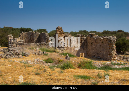 Römische Ruinen in die antike Stadt Aptera in Westkreta. Stockfoto