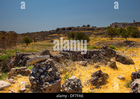 Römische Ruinen in die antike Stadt Aptera in Westkreta. Stockfoto