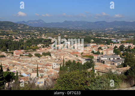 Das mittelalterliche Dorf Vaison la Romaine in Vaucluse. Stockfoto