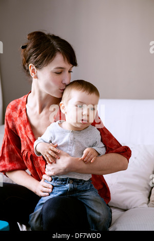 MUTTER & KIND Stockfoto