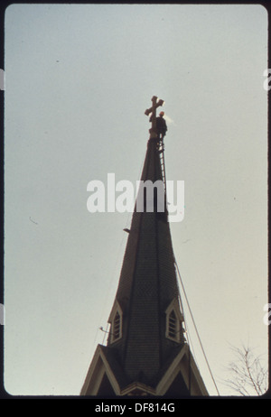 RELIGION SPIELT EINE WICHTIGE ROLLE IM LEBEN DER BEWOHNER. DIE ZWEITGRÖßTE KONFESSION DER KIRCHGÄNGER SIND... 558399 Stockfoto