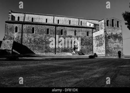 Italien, Abruzzen. San Giovanni in Venere Abtei Stockfoto