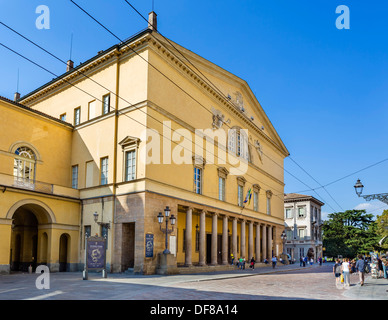 Das Teatro Regio auf über Giuseppe Garibaldi, Parma, Emilia Romagna, Italien Stockfoto