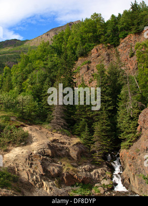 Chugach State Park auf Alaskas Kenai Penninsula gesehen von den Seward Highway Stockfoto