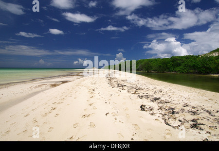 Verlassener Strand in Cayo Coco, Kuba Stockfoto