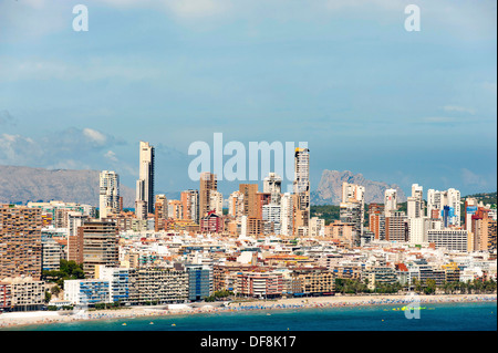 Hochhäuser in Benidorm, Spanien Stockfoto