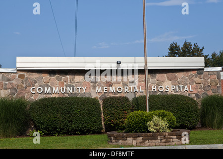 Bassett Healthcare Krankenhaus ist in Hamilton, New York abgebildet. Stockfoto