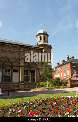 Lichfield Meldeamt in die ehemalige freie Bibliothek & Museum, Lichfield, Staffordshire, England. Stockfoto