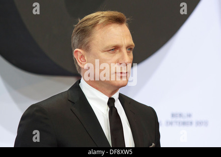 Schauspieler Daniel Craig im Film "Skyfall"-Premiere in Berlin am 30. Oktober 2012 Stockfoto