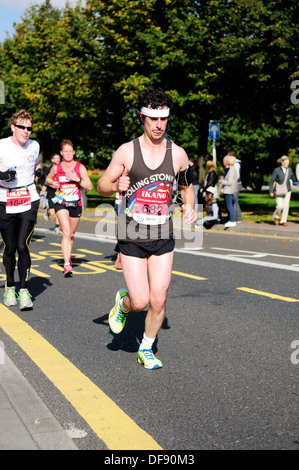 Die Nottingham Robin Hood Marathon 2013. Stockfoto