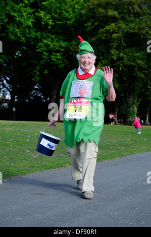 Die Nottingham Robin Hood Marathon 2013. Stockfoto