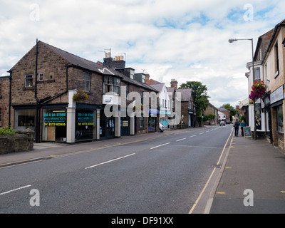 High Street in Belper, Derbyshire, Großbritannien. Stockfoto