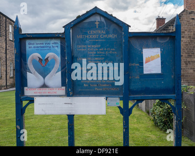 Central-methodistischen Kirche in Belper, Derbyshire, Großbritannien Stockfoto