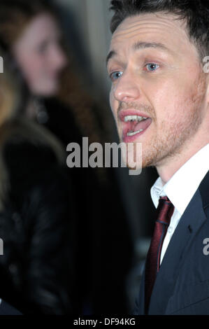 James McAvoy bei der Filmpremiere von "Schmutz", London, 30. September 2013. Stockfoto