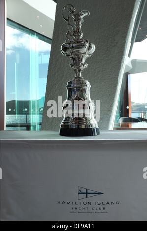 Americas Cup Besuch in Hamilton Island Yacht Club 2011 Stockfoto