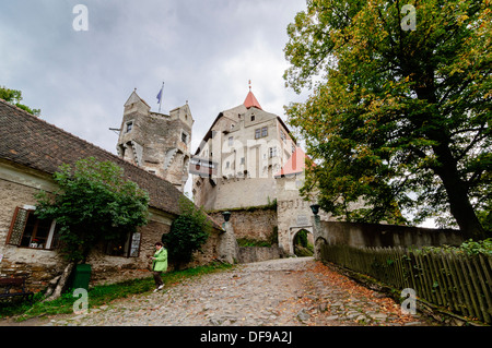 Burg Pernstejn. Süd-Mähren, Tschechische Republik Stockfoto