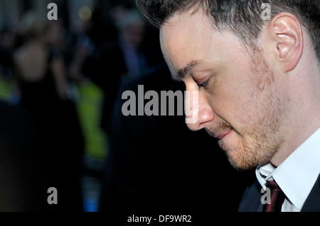 James McAvoy bei der Filmpremiere von "Schmutz", London, 30. September 2013. Stockfoto