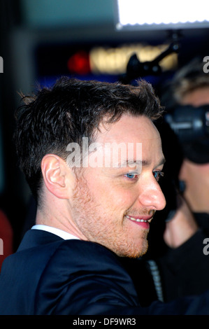 James McAvoy bei der Filmpremiere von "Schmutz", London, 30. September 2013. Stockfoto