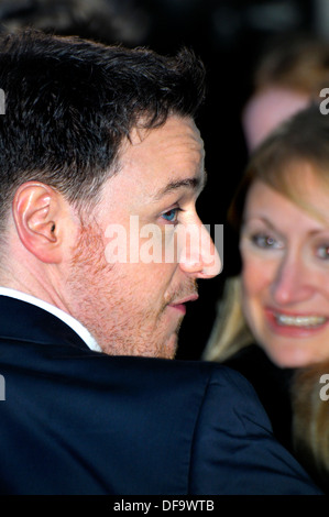 James McAvoy bei der Filmpremiere von "Schmutz", London, 30. September 2013. Stockfoto