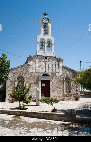 Griechisch-orthodoxe Kirche in Agioi Deka, Kreta, Griechenland Stockfoto