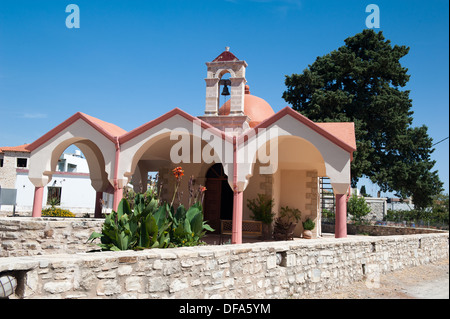 Griechische orthodoxe Kirche von Agioi Deka in Agioi Deka, Kreta, Griechenland Stockfoto