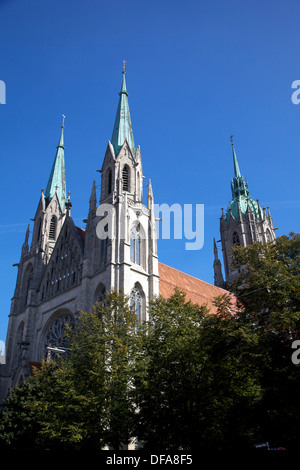 Kirche St. Paul, München, Bayern, Deutschland Stockfoto