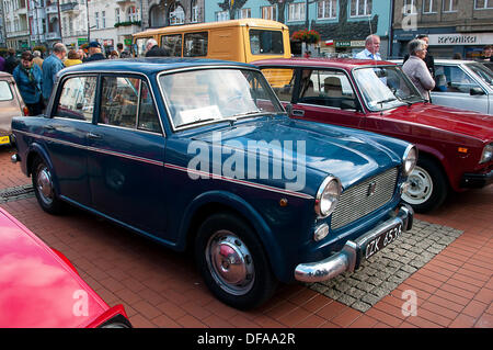 Historisches Fahrzeugparade in Bytom Stockfoto