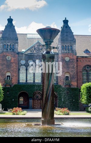 Zeitgenössische Kunst in den baltischen Ländern. Königliche Bibliothek Gärten Kopenhagen Dänemark Stockfoto