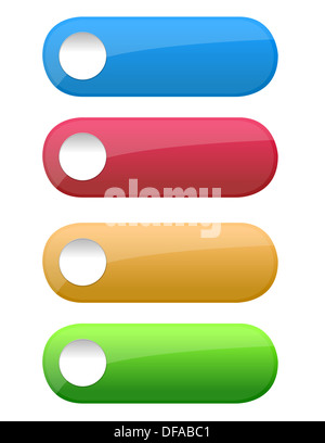 Web Buttons Stockfoto