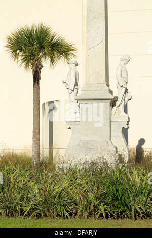 Confederate Memorial, Hillsborough County Courthouse, Tampa, Florida, USA, Nordamerika Stockfoto