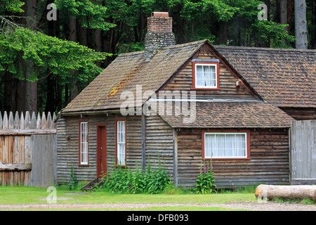 Fort Nisqually in Point Defiance Park, Tacoma, Washington State, USA Stockfoto