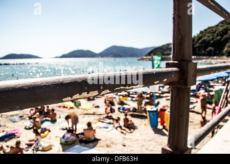 Ligurien, Italien. Sommer 2013. Ich war in einem schönen Ort namens Lerici in einem fantastischen Sonnentag Stockfoto
