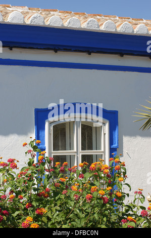 Algarve Dorfhaus Cacela Velha Algarve Portugal Stockfoto