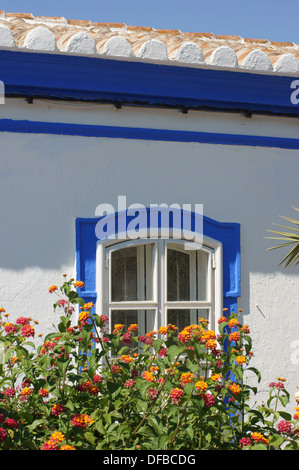 Algarve Dorfhaus Cacela Velha Algarve Portugal Stockfoto