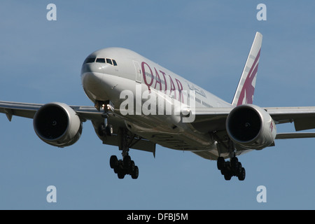 QATAR AIRWAYS BOEING777 Stockfoto