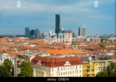 Wien, Österreich - Luftbild der Altstadt Stockfoto