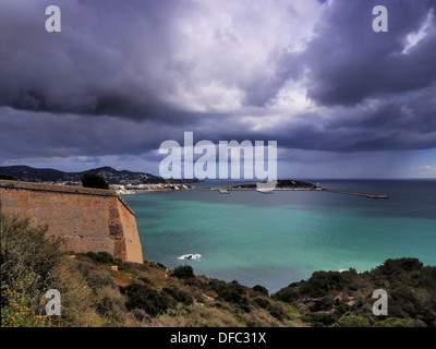 Eivissa - Ibiza-Stadt, Hauptstadt der Insel Ibiza, Balearen, Spanien Stockfoto