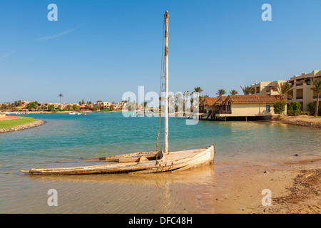 Blick von El Gouna. Ägypten Stockfoto