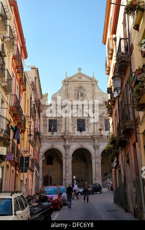 Chiesa San Michele oder St. Michael Kirche in Cagliari - Sardinien Stockfoto