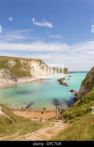 Man O' War Bucht, Dorset, England Stockfoto