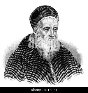 Portrait von Julius II oder Giuliano della Rovere, 1443-1513, Papst von 1503-1513 Stockfoto